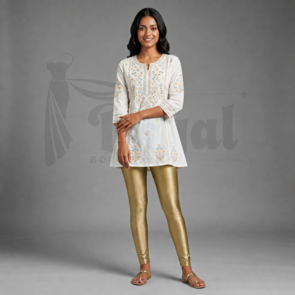 Antique Gold leggins 01 Antique Gold Shimmer Leggins