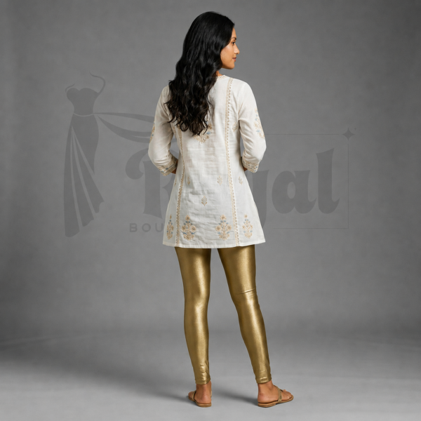 Antique Gold leggins 02 Antique Gold Shimmer Leggins