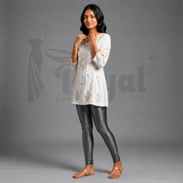 Dark Grey Shimmer leggins