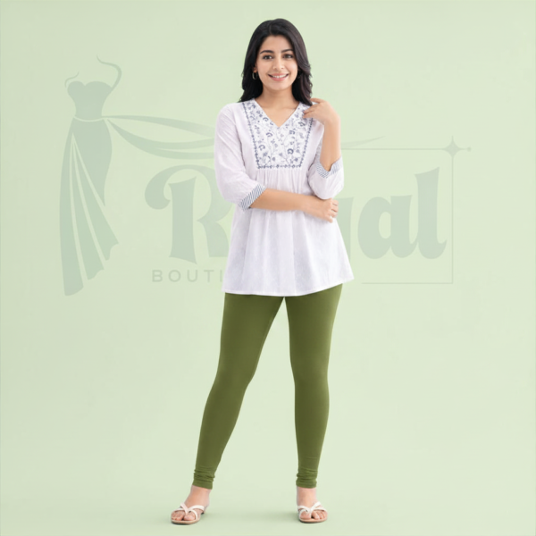 Mehandi Green02 Mehandi Green Leggins