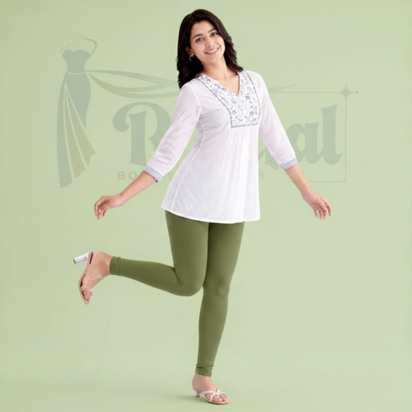 Mehandi Green03 Mehandi Green Leggins
