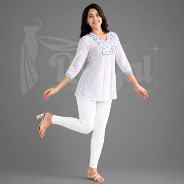 White 01 White Leggins