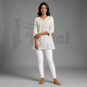 White Shimmer Leggins