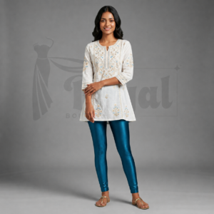 Peacock Blue Shimmer Leggins
