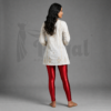 red leggins 02 Red Shimmer Leggins